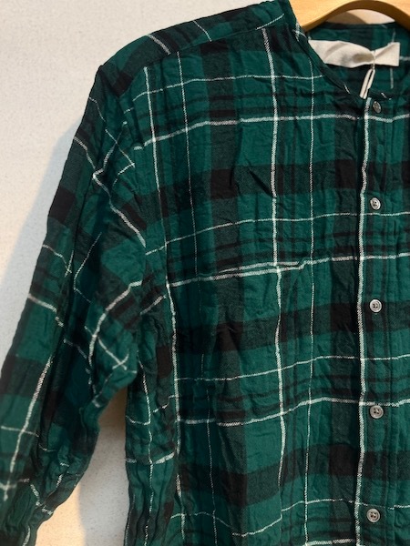 Vas-y Lentement/ȥޥCOTTON FLANNEL CHECK CREW-NECK L/SL OVERSIZED SHIRT(ù)NVL2311FCW [̵]