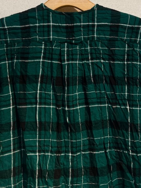 Vas-y Lentement/ȥޥCOTTON FLANNEL CHECK CREW-NECK L/SL OVERSIZED SHIRT(ù)NVL2311FCW [̵]