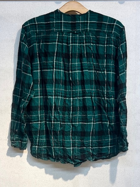 Vas-y Lentement/ȥޥCOTTON FLANNEL CHECK CREW-NECK L/SL OVERSIZED SHIRT(ù)NVL2311FCW [̵]