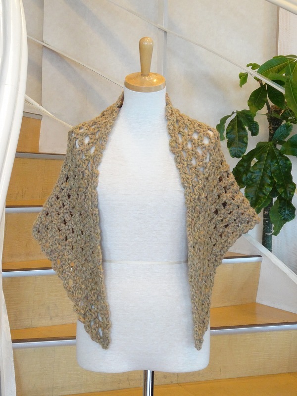 KANATA���ʥ���3PLY CABLE CROCHET TRIANGLE SCARF��������̵����