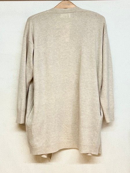 SOIL/   12GG 1PLY PLAIN STITCH WOOL/NYLON LONG CARDIGANGNSL24532 [̵]