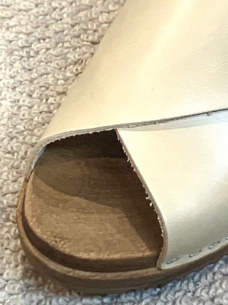 EXPERT/ѡ VINTAGE WIDE CROSS STRAP SANDAL WITH REGULAR HEEL WOODEN SOLE   NEP2001̵