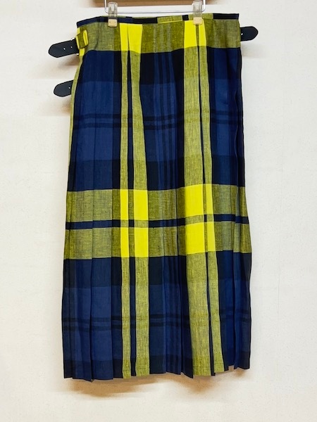 O'NEIL OF DUBLIN /ˡ륪֥֥ IRISH LINEN LOW WAIST PLEATS WRAP SKIRT (WITH PIN)NOD0901[̵]