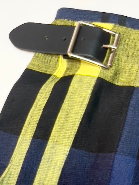 O'NEIL OF DUBLIN /ˡ륪֥֥ IRISH LINEN LOW WAIST PLEATS WRAP SKIRT (WITH PIN)NOD0901[̵]