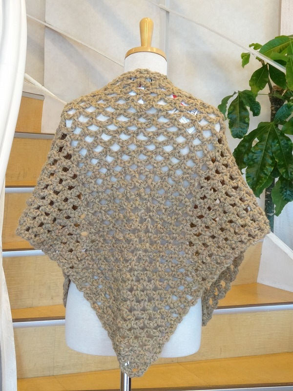 KANATA���ʥ���3PLY CABLE CROCHET TRIANGLE SCARF��������̵����