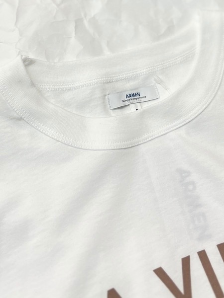 ARMEN/"LA VIE EST" 4.4oz COTTON JERSEY CREW NECK  S/SL T-SHIRT  NFA1401P44ؤ椦ѥåб