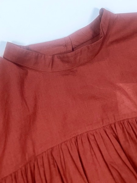 SOIL/롡60s CAMBRIC PLAIN BACK OPENING STAND COLLAR SHIRT2NSL25562̵ ؤ椦ѥåб