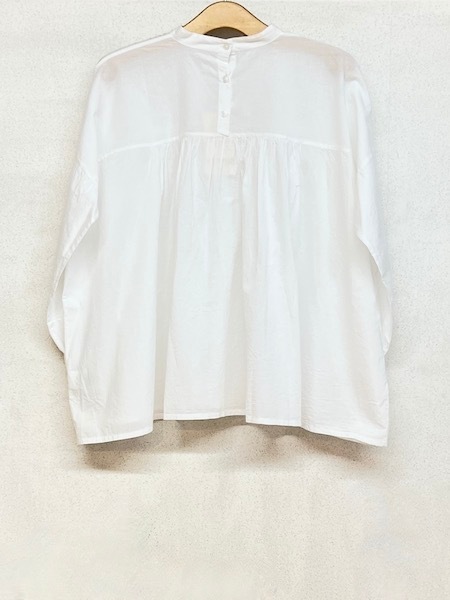 SOIL/롡60s CAMBRIC PLAIN BACK OPENING STAND COLLAR SHIRT2NSL25562̵ ؤ椦ѥåб