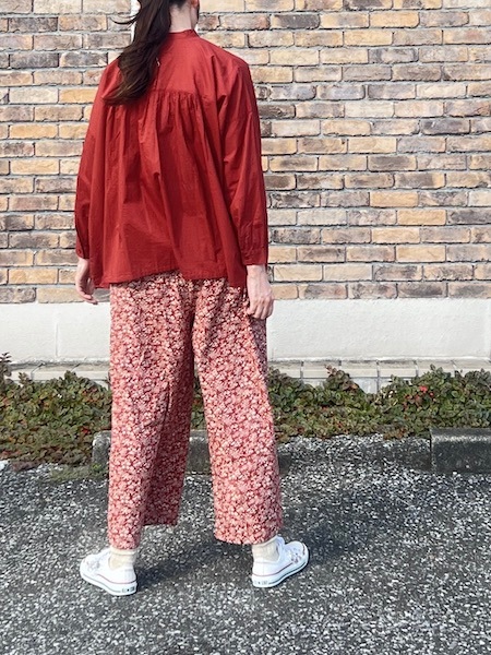 SOIL/롡60s CAMBRIC PLAIN BACK OPENING STAND COLLAR SHIRT2NSL25562̵ ؤ椦ѥåб