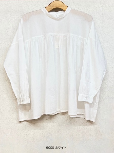 SOIL/롡60s CAMBRIC PLAIN BACK OPENING STAND COLLAR SHIRT2NSL25562̵ ؤ椦ѥåб