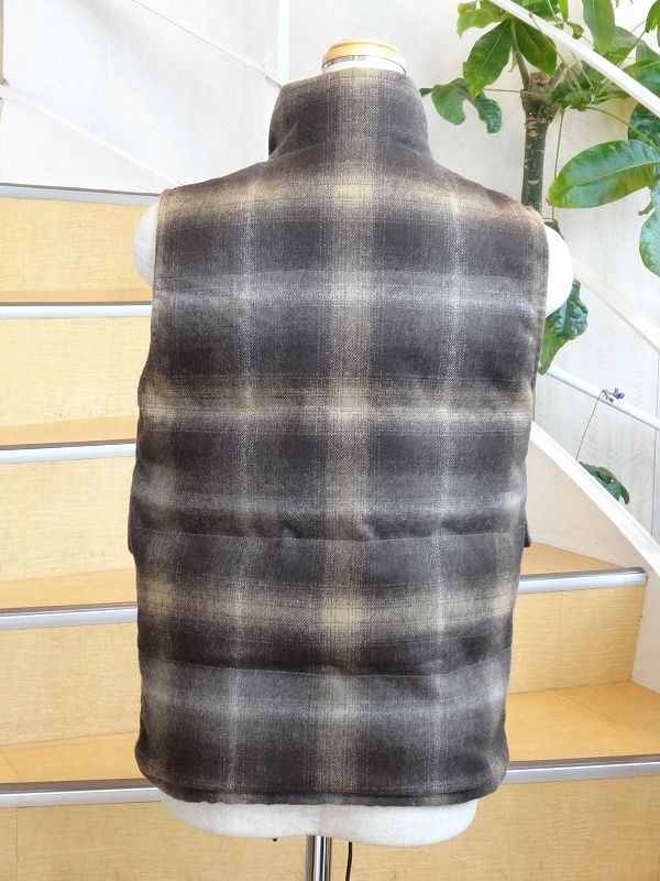 SALE ARMEN/WOOL DOWN FRONT ZIPSNAP HIGH-NECK VEST[̵]