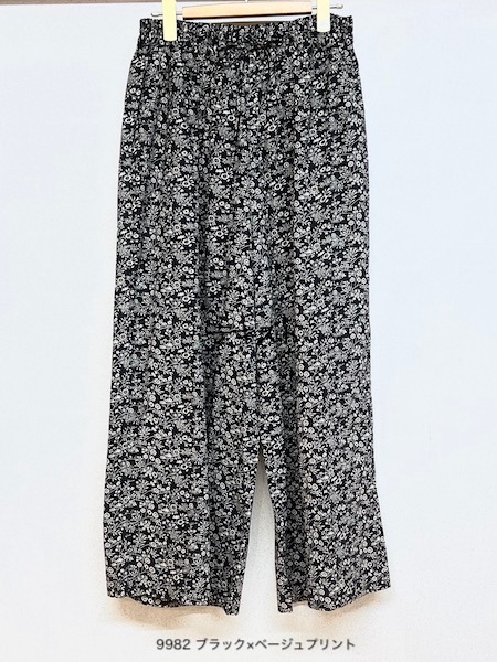 SOIL/롡COTTON SLUB SMALL FLOWER PRINT WIDE EASY PANTSNSL25575[̵]ؤ椦ѥåб