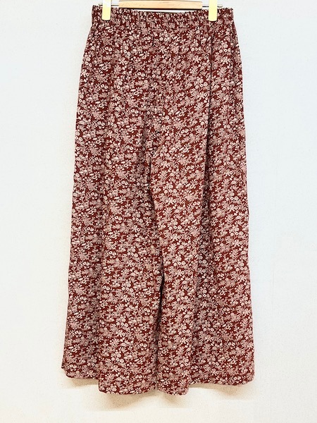SOIL/롡COTTON SLUB SMALL FLOWER PRINT WIDE EASY PANTSNSL25575[̵]ؤ椦ѥåб