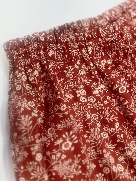 SOIL/롡COTTON SLUB SMALL FLOWER PRINT WIDE EASY PANTSNSL25575[̵]ؤ椦ѥåб