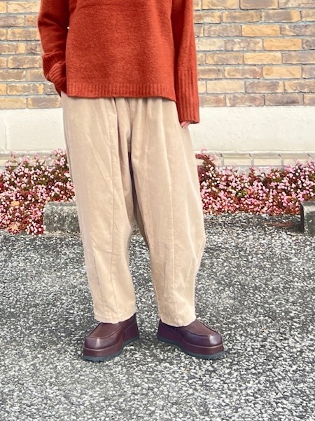 SALE TANG/タング コットンコーデュロイ バルーンパンツ（製品洗い