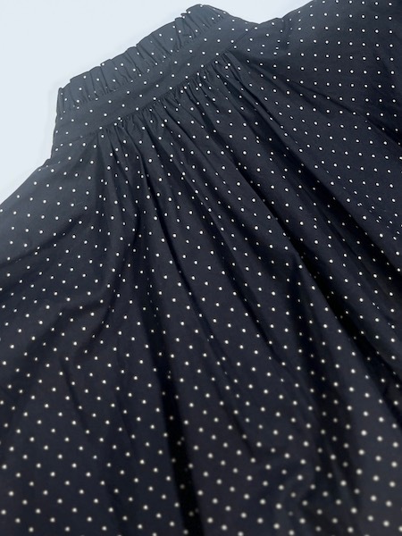 SOIL/롡  40s POPLIN DOT PRINT FRILL COLLAR SHIRT NSL25533̵ϡؤ椦ѥåб١
