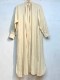 SALE maison de SOIL/᥾ɥ롡HEAVY COTTON KHADI WITH SELVAGE NECK GATHERED MAXI SHIRT DRESS WITH BELTINMDS20723[̵]