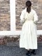 SALE maison de SOIL/᥾ɥ롡HEAVY COTTON KHADI WITH SELVAGE NECK GATHERED MAXI SHIRT DRESS WITH BELTINMDS20723[̵]