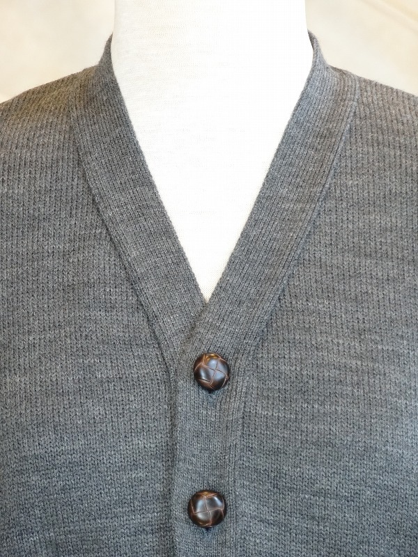 SALE EASY KNIT˥åȡKIDS CARDIGAN W/LIFT SLEEVE STRIPED W/BUTTONS AND POCKETS WITH EMBLEM