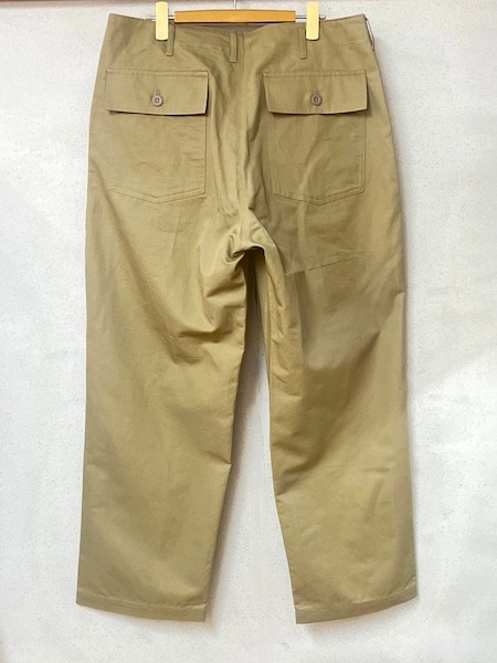 HTS/エイチティエス COTTON/LINEN KERSEY BAKER PANTS ・ GNHT2451CL