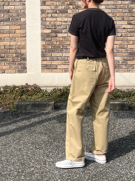 パンツ HTS COTTON/LINEN KERSEY BAKER PANTS HTS/エイチティエス COTTON/LINEN KERSEY BAKER PANTS ・ GNHT2451CL