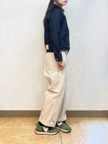 ARMEN/ ORGANIC COTTON HERRINGBONE WORK PANTSGNAM2551 [̵]