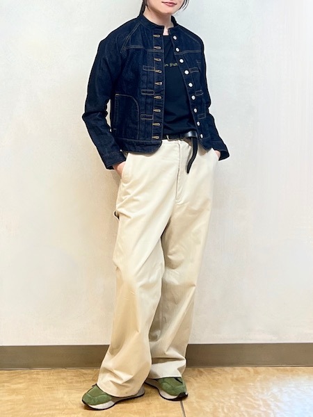 ARMEN/ ORGANIC COTTON HERRINGBONE WORK PANTSGNAM2551 [̵]