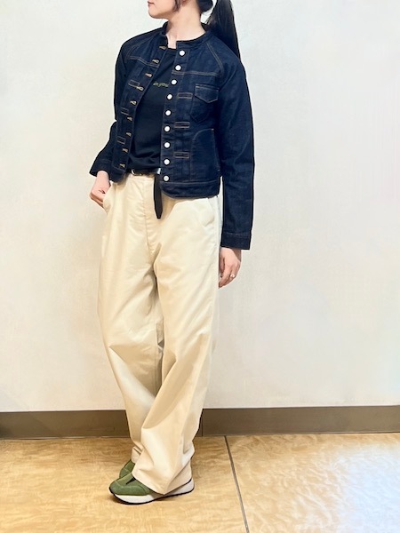 ARMEN/ ORGANIC COTTON HERRINGBONE WORK PANTSGNAM2551 [̵]