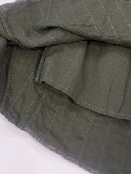 maison de soil /᥾ɥ롡STITCHED BANGALORE SILK PAISLEY PRINT RAJASTHAN TUCK GATHERED SKIRT WITH LININGNMDS25574[̵]