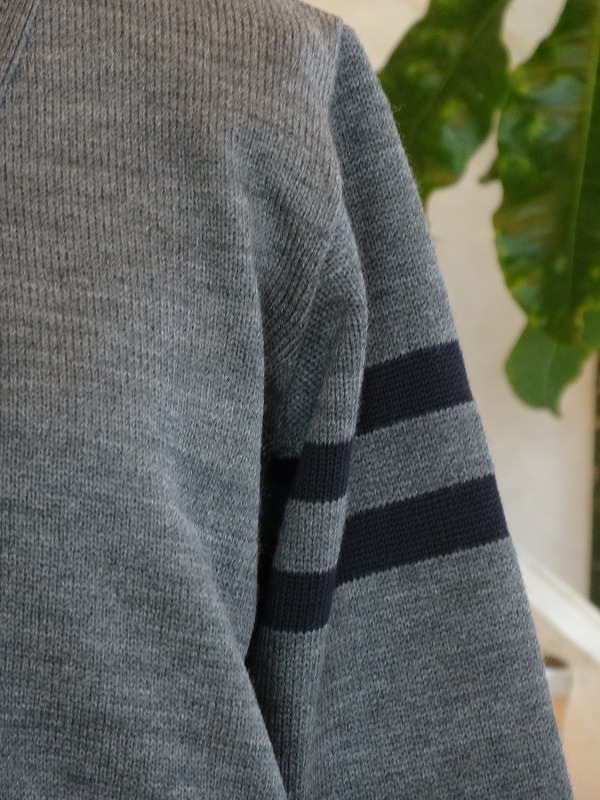 SALE EASY KNIT˥åȡKIDS CARDIGAN W/LIFT SLEEVE STRIPED W/BUTTONS AND POCKETS WITH EMBLEM