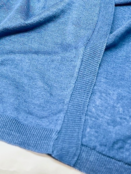 SALE maison de SOIL/�᥾��ɥ����롡��12GG LINEN PLAIN STITCH V-NECK CARDIGAN WITH SLIT  ����CNMDS2501������̵����