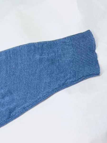 SALE maison de SOIL/�᥾��ɥ����롡��12GG LINEN PLAIN STITCH V-NECK CARDIGAN WITH SLIT  ����CNMDS2501������̵����