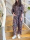 SOIL/ソイル　COTTON FLOWER PRINT BANDED COLLAR OVERALLS　・　NSL23074　[送料無料]　