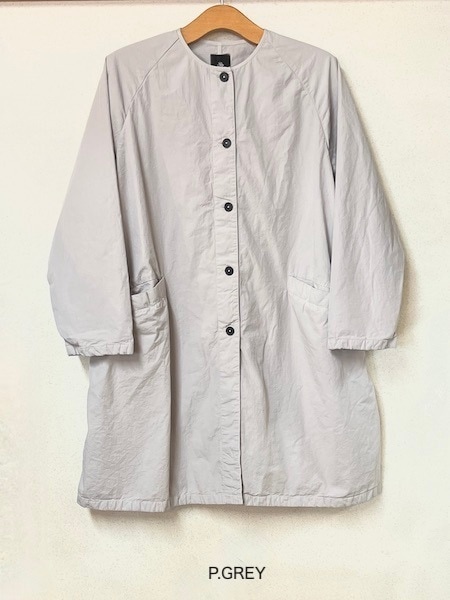 maison de SOIL/メゾンドソイル 40s ORGANIC POPLIN(OVERDYE) RAGLAN