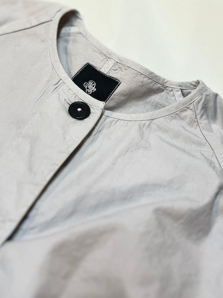 maison de SOIL/メゾンドソイル 40s ORGANIC POPLIN(OVERDYE) RAGLAN