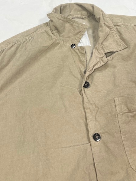 SALE HTS/ƥ 26 WALES CORDUROY OVERDYE ONE-UP COLLAR LONG SHIRTINHT2202CD[̵]