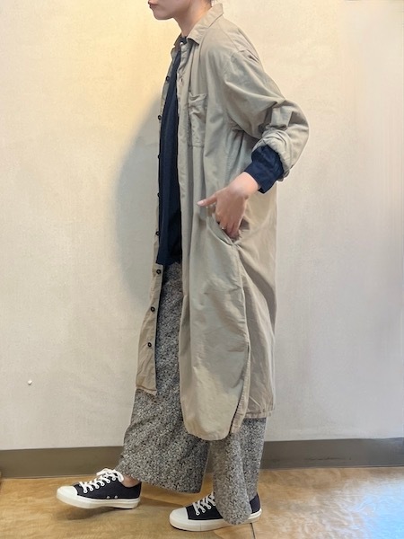 SALE HTS/ƥ 26 WALES CORDUROY OVERDYE ONE-UP COLLAR LONG SHIRTINHT2202CD[̵]