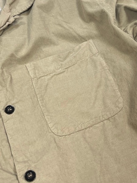 SALE HTS/ƥ 26 WALES CORDUROY OVERDYE ONE-UP COLLAR LONG SHIRTINHT2202CD[̵]