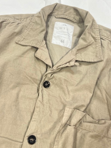 SALE HTS/ƥ 26 WALES CORDUROY OVERDYE ONE-UP COLLAR LONG SHIRTINHT2202CD[̵]