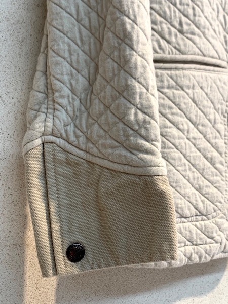 ARMEN/COTTON QUILT STAND COLLAR JACKETNAM2101[̵]