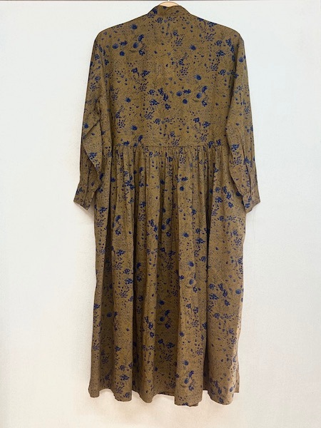 SOIL/�����롡�� 60s CAMBRIC FLOWER PRINT TAI GATHER FLY FRONT PULLOVER DRESS������NSL25593��[����̵��]��