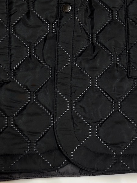 ARMEN/PLAIN POLYESTER x PLAIN POLYESTER HEAT QUILT  OVERSIZED NO COLLAR MIDI COAT WITH RIBBED CUFFNAM2451PP[̵]