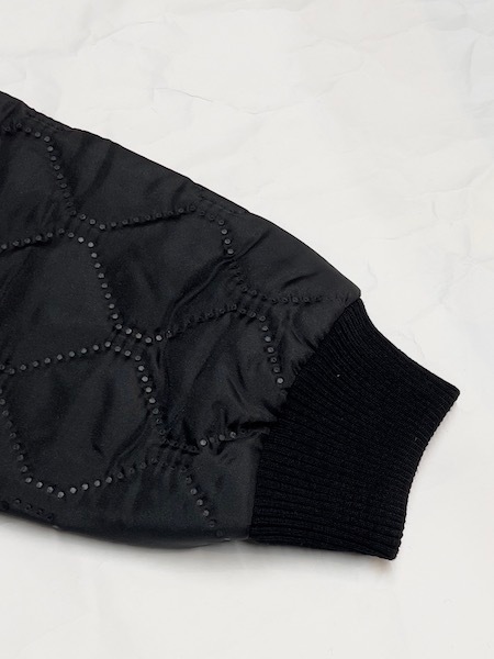 ARMEN/PLAIN POLYESTER x PLAIN POLYESTER HEAT QUILT  OVERSIZED NO COLLAR MIDI COAT WITH RIBBED CUFFNAM2451PP[̵]