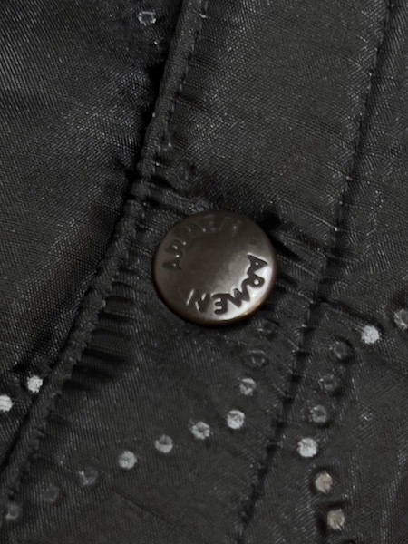 ARMEN/PLAIN POLYESTER x PLAIN POLYESTER HEAT QUILT  OVERSIZED NO COLLAR MIDI COAT WITH RIBBED CUFFNAM2451PP[̵]