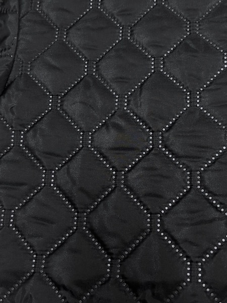 ARMEN/PLAIN POLYESTER x PLAIN POLYESTER HEAT QUILT  OVERSIZED NO COLLAR MIDI COAT WITH RIBBED CUFFNAM2451PP[̵]