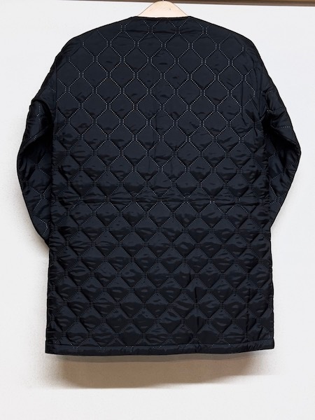 ARMEN/PLAIN POLYESTER x PLAIN POLYESTER HEAT QUILT  OVERSIZED NO COLLAR MIDI COAT WITH RIBBED CUFFNAM2451PP[̵]