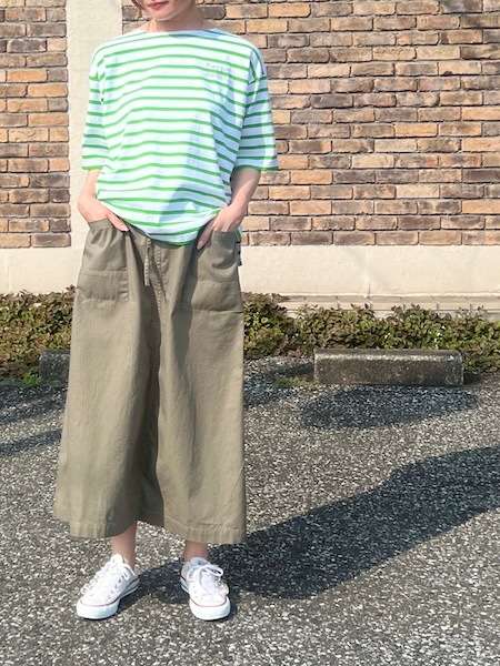 HTS/�������ƥ����� ����COTTON HERRINGBONE WASH EASY SKIRT������INHT2514CHW��������̵����