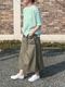 HTS/�������ƥ����� ����COTTON HERRINGBONE WASH EASY SKIRT������INHT2514CHW��������̵����