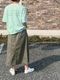 HTS/�������ƥ����� ����COTTON HERRINGBONE WASH EASY SKIRT������INHT2514CHW��������̵����