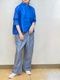 SALE Vas-y Lentement/�������������ȥޥ󡡡�POPLIN STRIPE EASY PANTS������NVL2523��[����̵��]